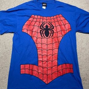 Spiderman  Costume Adult T-shirt Marvel Comics